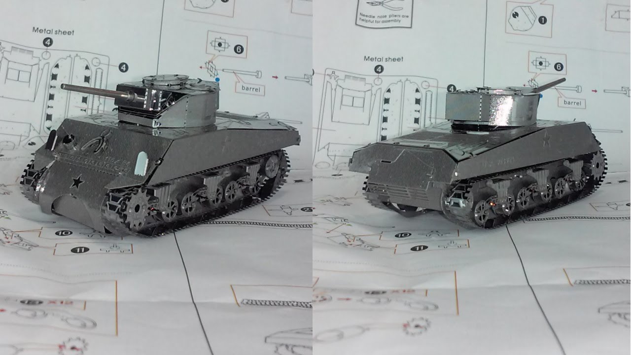Metal Earth Build - Sherman Tank