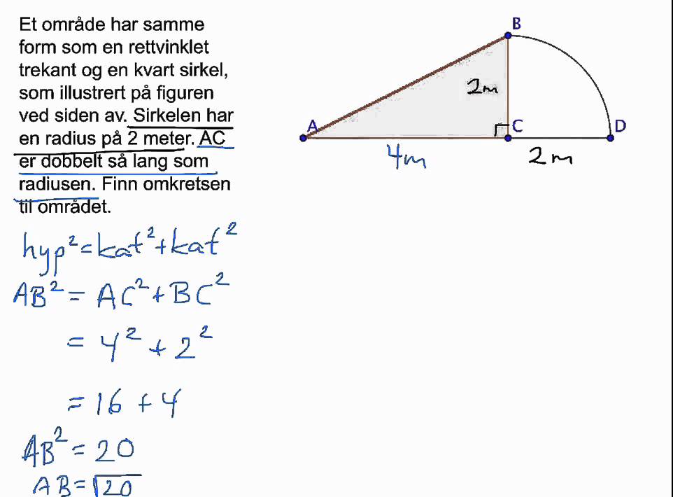 Omkrets sammensatt figur