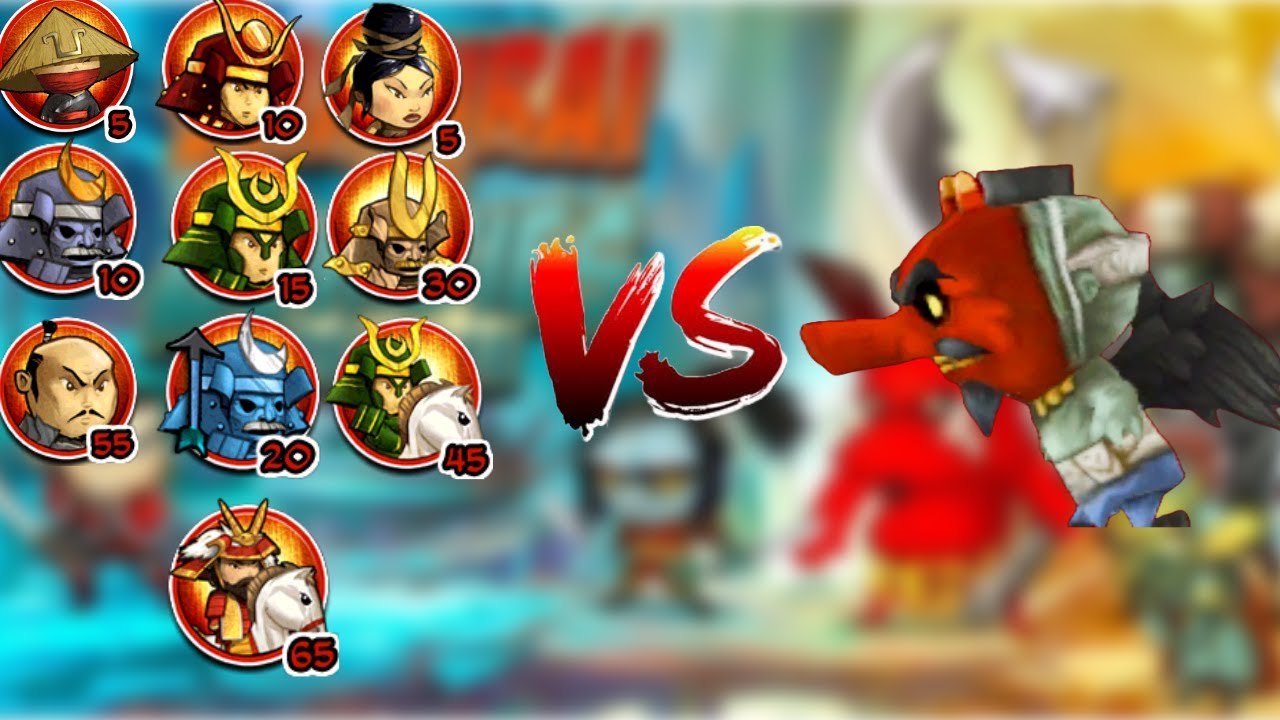 SAMURAI VS ZOMBIES DEFENSE (ALL ALLIES VS TENGU)