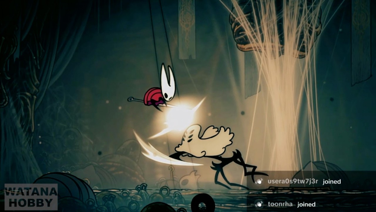 Widow the Bellhart Boss. After so long, I finally defeated it. - Hollow Knight: Silksong #silksong
