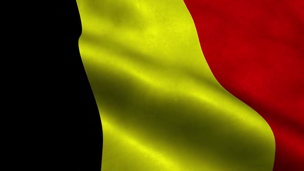 [10 Hours] Belgian Flag Waving - Video & Audio - Waving Flags
