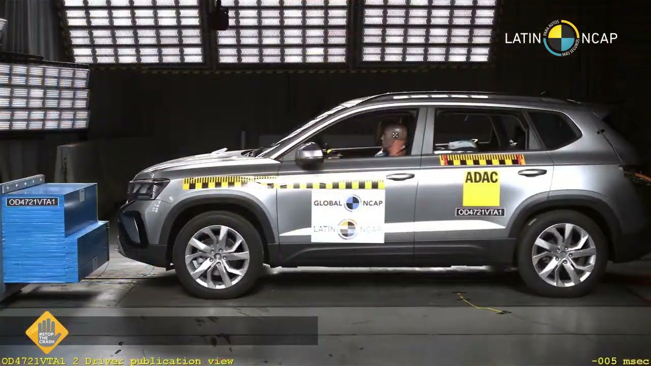 VW Taos recebe nota máxima no teste de colisão do Latin NCAP