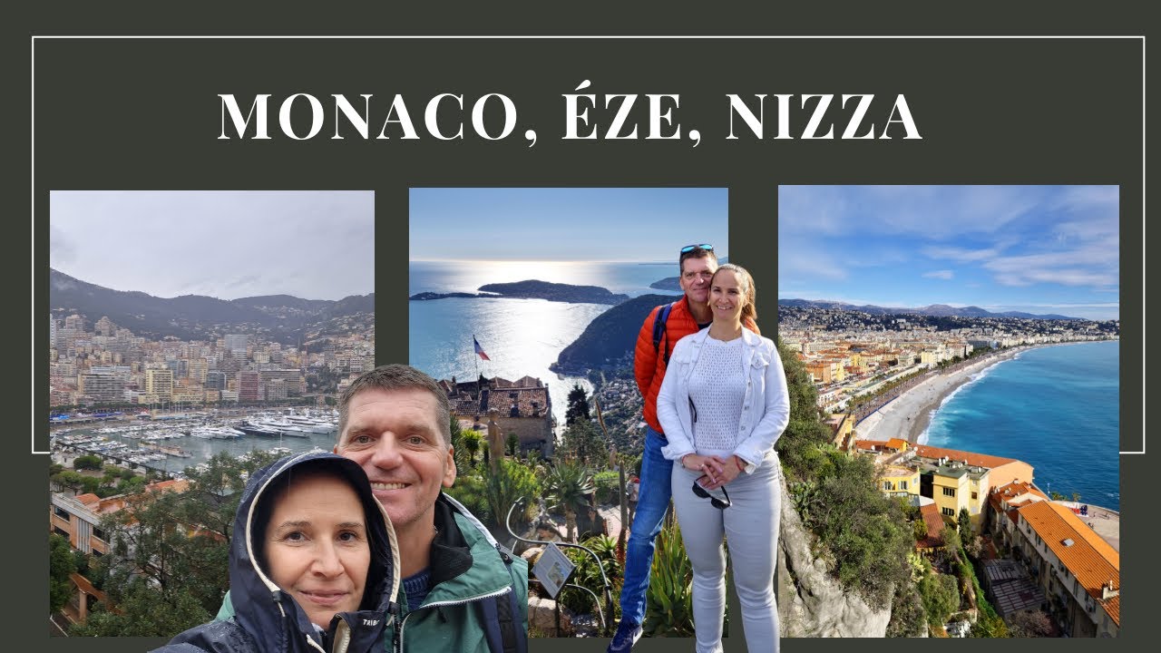 Monaco, Éze, Nizza - 2024. Február