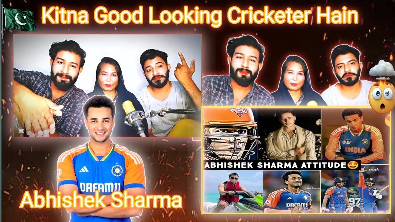 Pakistani Reaction On Indian Cricketer Abhishek Sharma Attitude Edits Videos | Team Abhishek Sharma