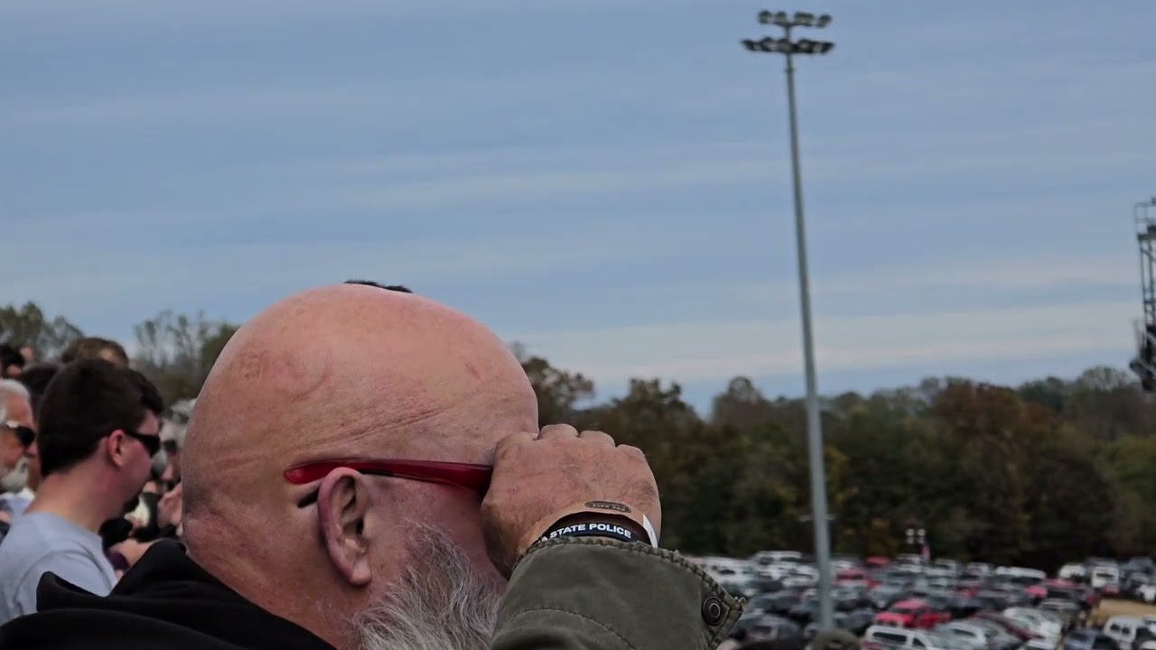 National Anthem for 2025 Xfinity 500 at Martinsville Speedway (from the stands)