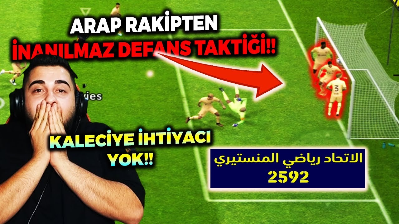 ARAP RAKİPTEN İNANILMAZ DEFANS TAKTİĞİ!! 😱 BÜTÜN FUTBOLCULAR KALEYİ KORUYOR!! 😱EFOOTBALL 2023 MOBILE