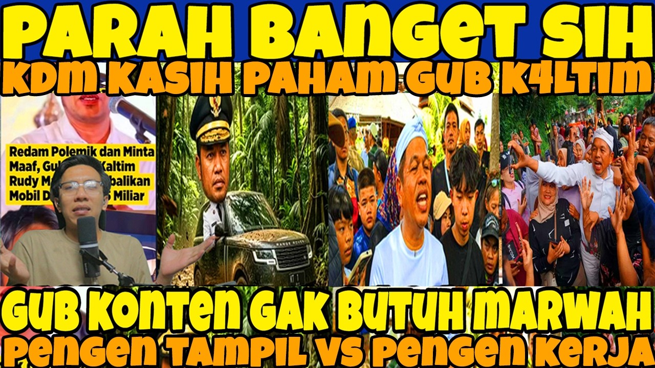 PARAH BANGET SIH‼️KDM KASIH PAHAM GUB K4LTIM, INI YANG DILAKUKAN GUBERNUR JABAR