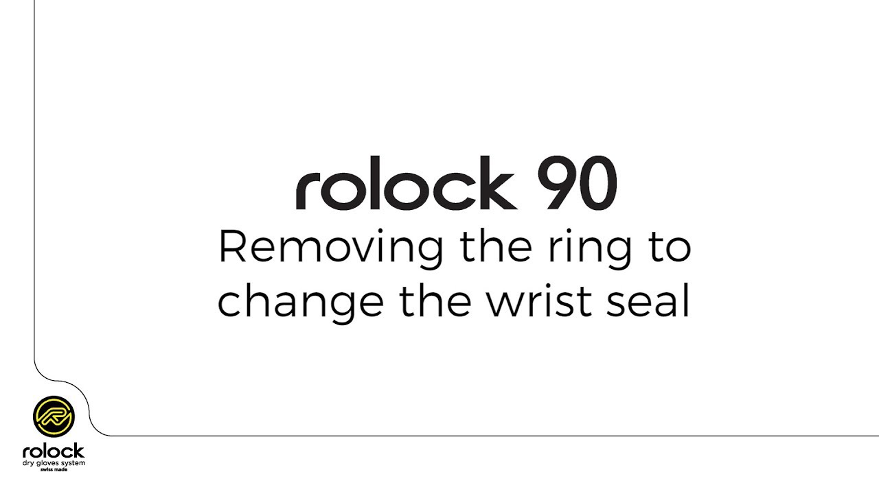 Rolock 90: Removing the ring to change the wrist seal