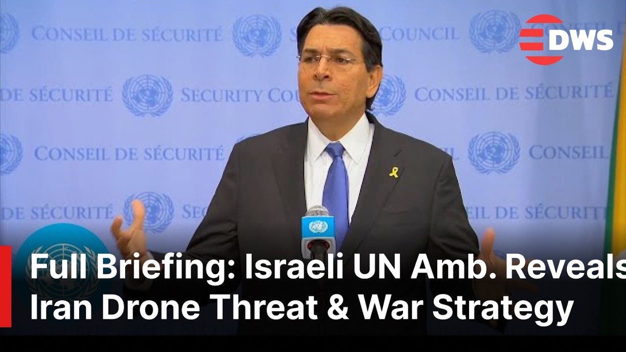 FULL URGENT BRIEFING: Israeli Ambassador Danon Reveals Iran Drone Threat & War Strategy | AC1E