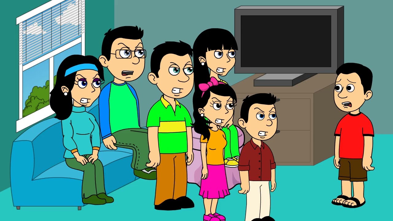 Little Jaded Kaelrin Kumar embarrasses Dave Johnson (Childish Dad) and gets grounded (Surprise End)