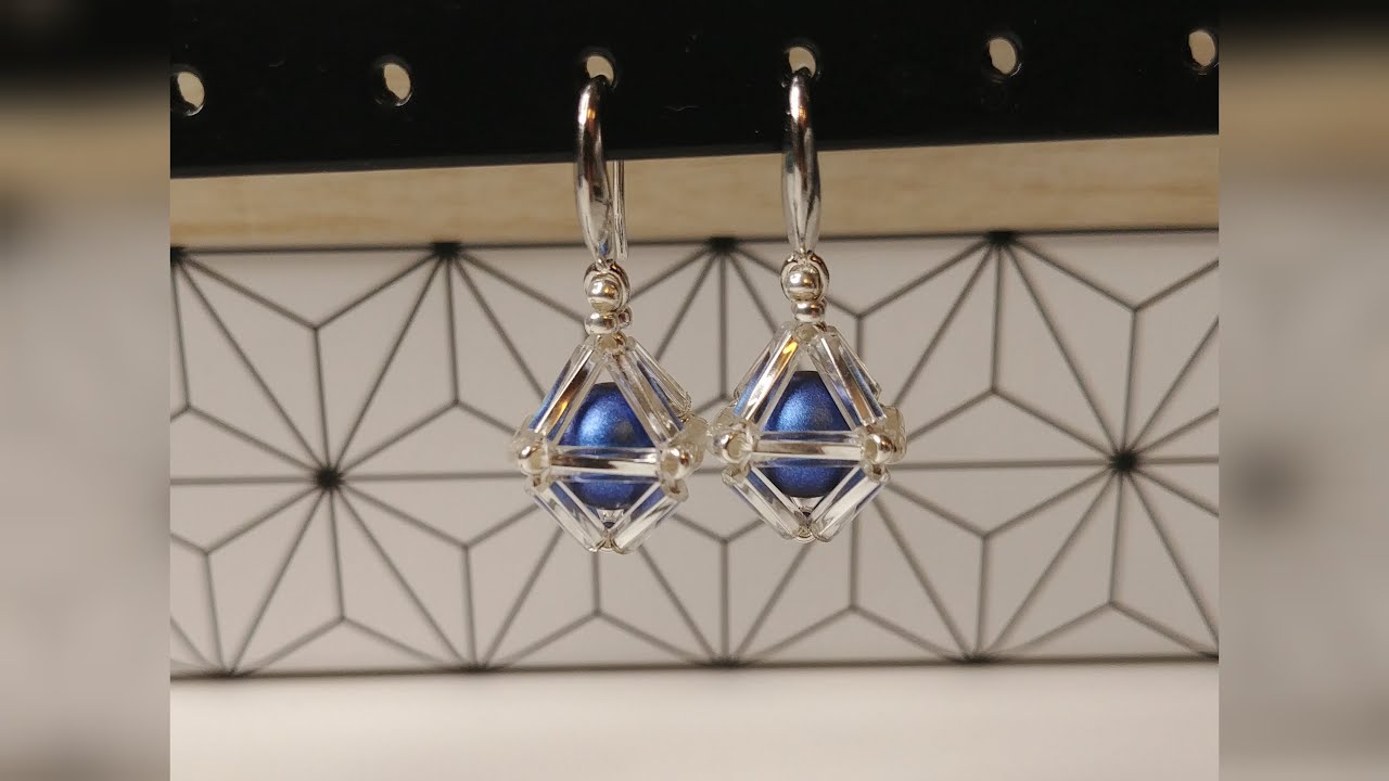 Tutorial: Pendientes Geométricos con Perlas y Canutillo/Bugle