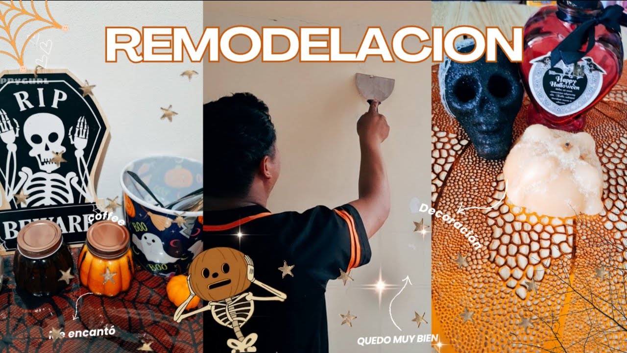 ¡EMPEZAMOS LA REMODELACIÓN!🛠️😱 Cocina nueva y decoración de Halloween 🎃👻🍂🕸🙌