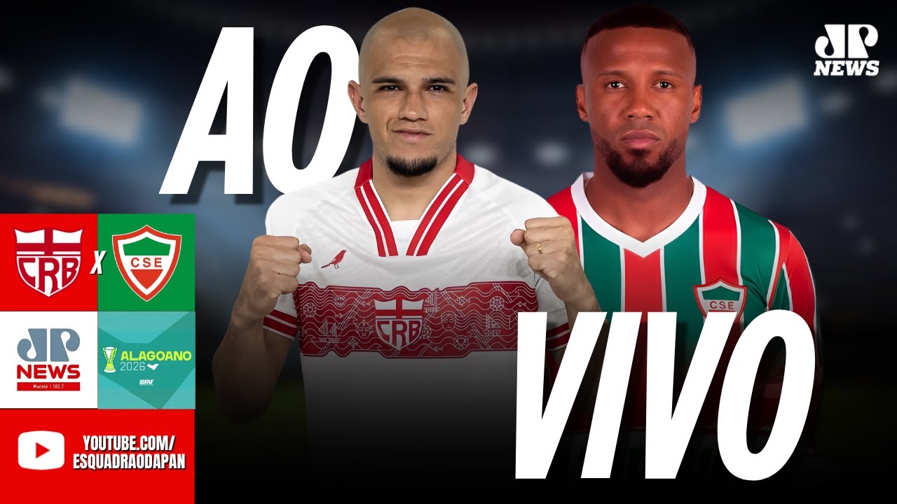 CRB X CSE - AO VIVO - COM IMAGENS - CAMPEONATO ALAGOANO 2026 - REI PELÉ