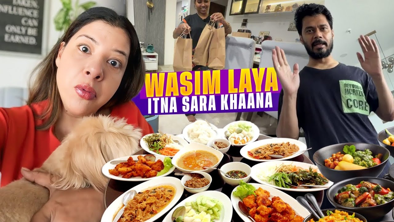 Waseem itna Saara Khana Le Aaya😱