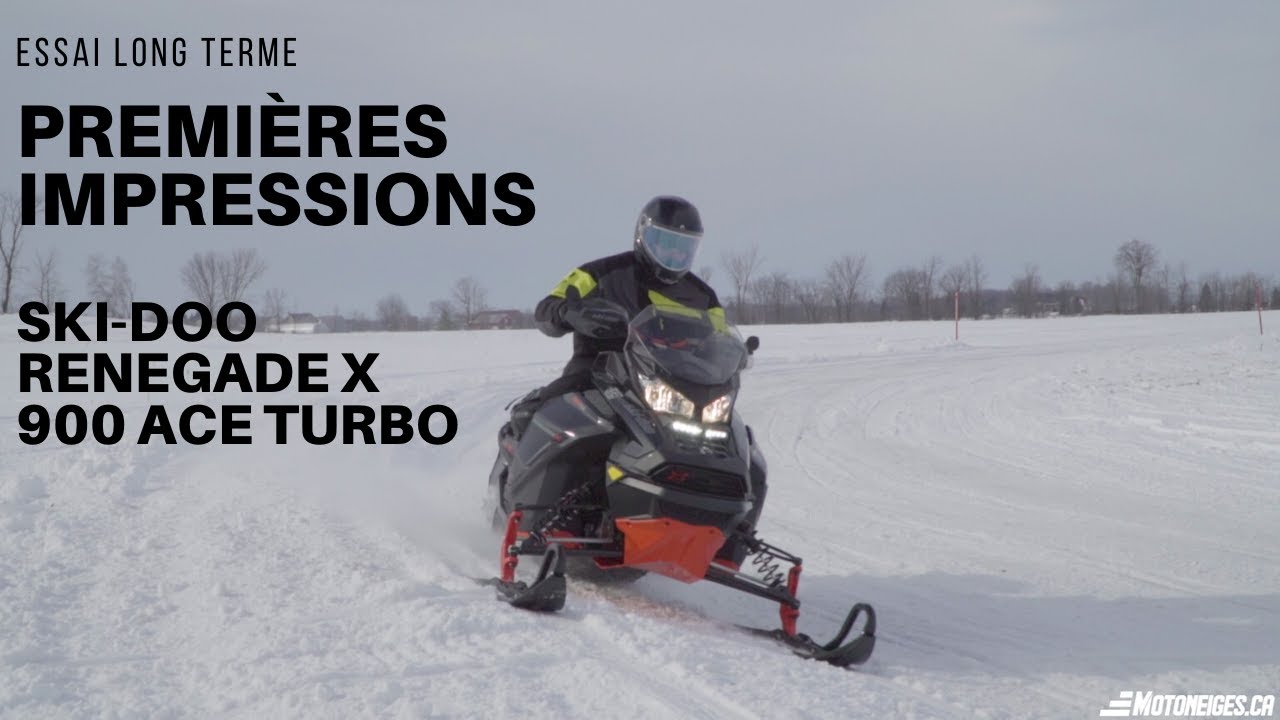 2020 Ski-Doo Renegade X 900 ACE Turbo - Premières impressions essai long terme