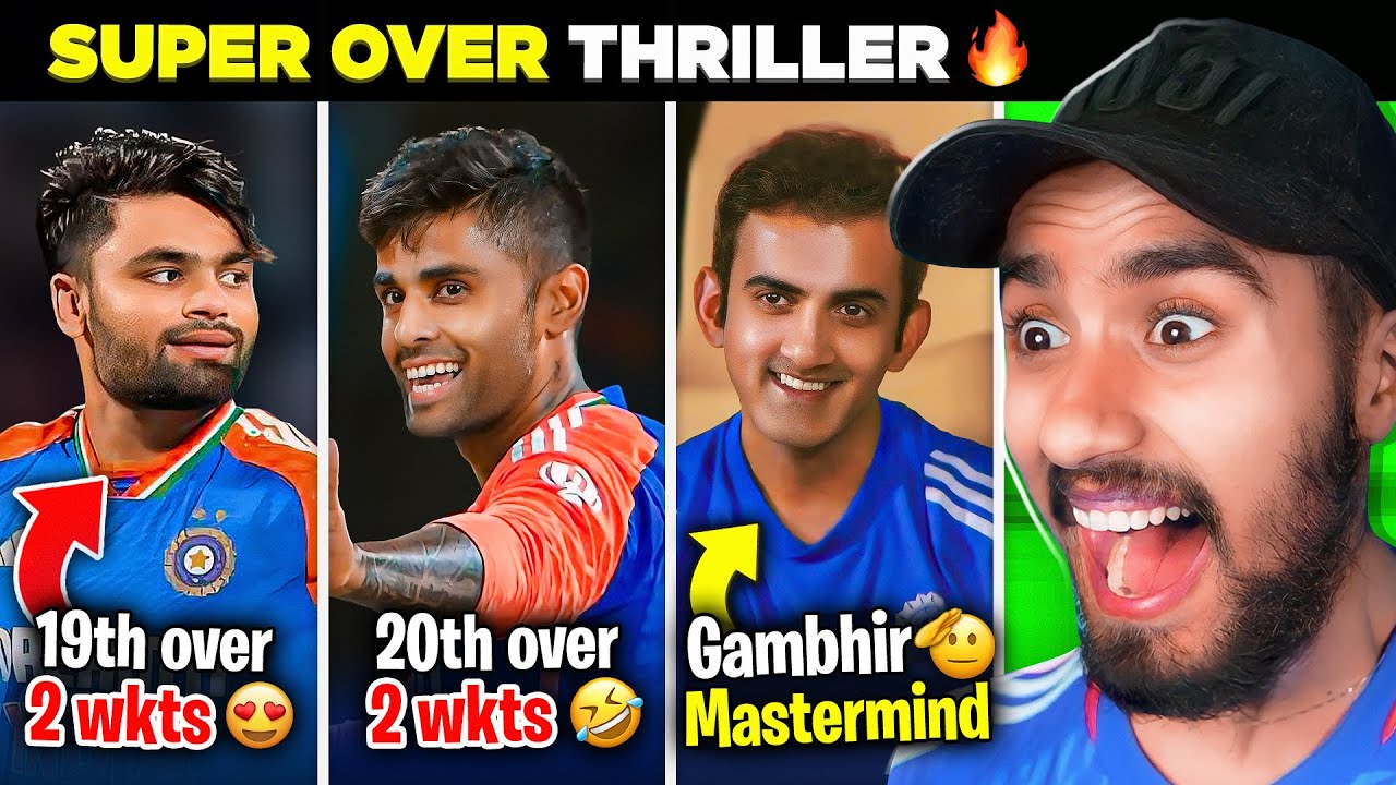 THIS IS CINEMA! Rinku & Surya BOWLING 🤣 | IND won SUPER OVER 🥵 | IND vs SL