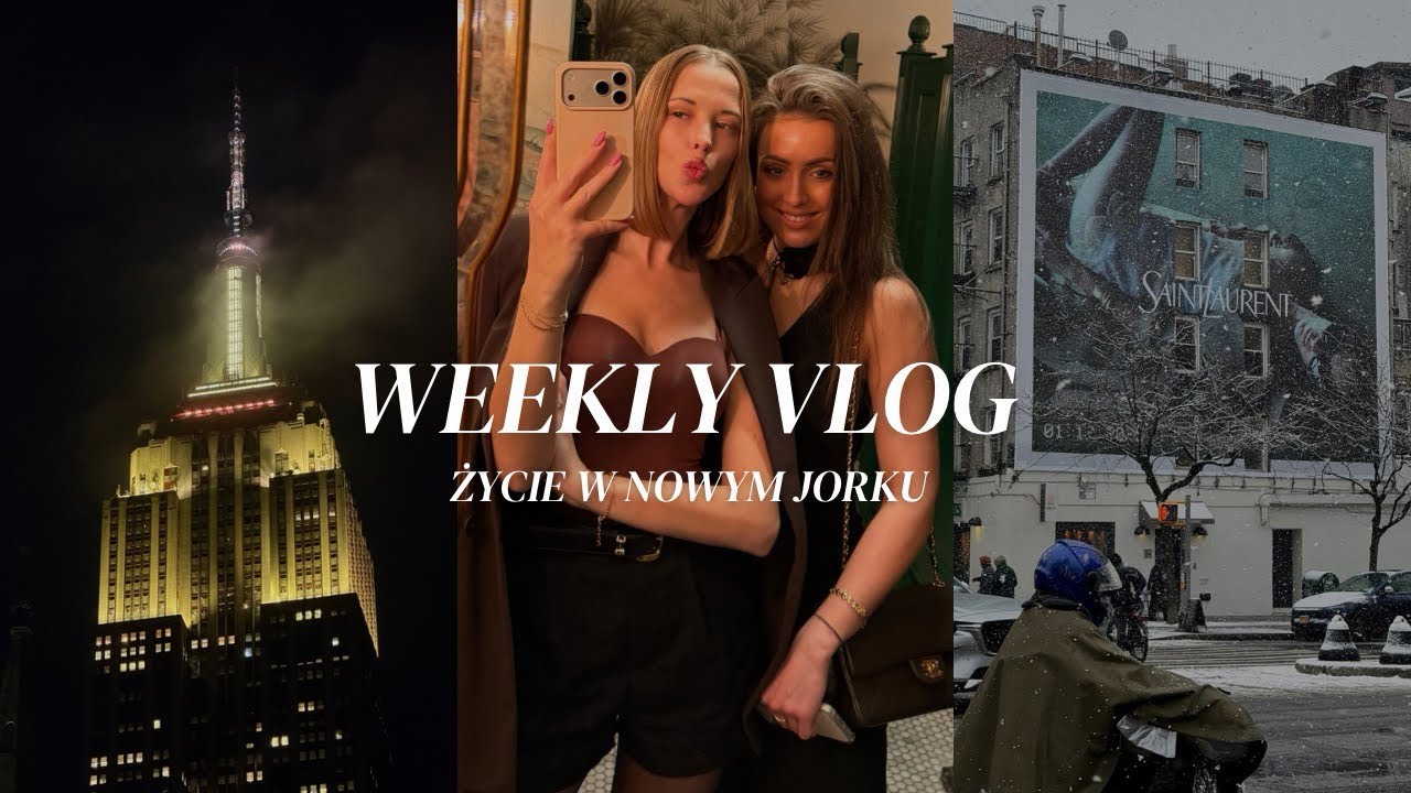 Moje życie w Nowym Jorku &ndash; weekly vlog. Zima w SoHo,nowe przepisy, umilam sobie codzienność. 