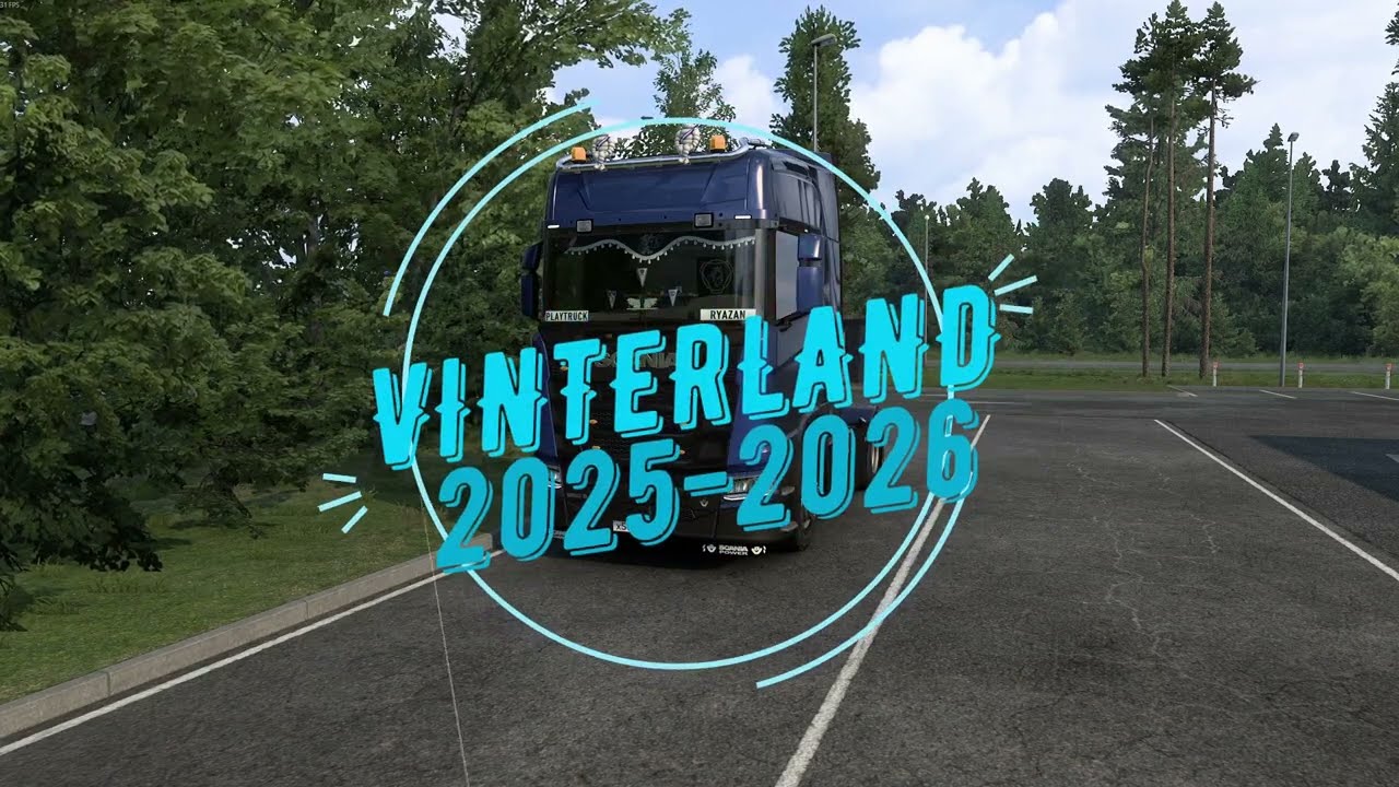 УРА! Зимние покатушки в симах / Vinterland 2025-2026 ETS2; ATS / MP ЖЕСТЬ!!!