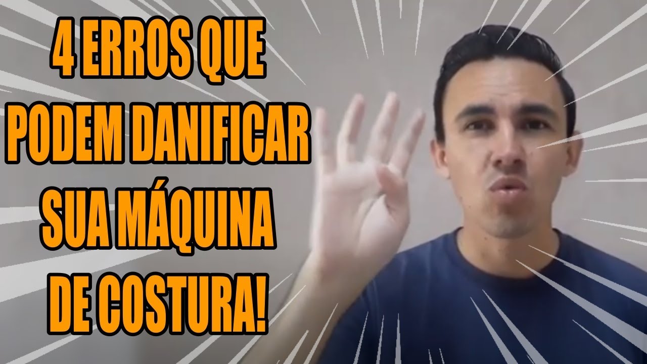4 erros que podem danificar completamente sua máquina de costura.
