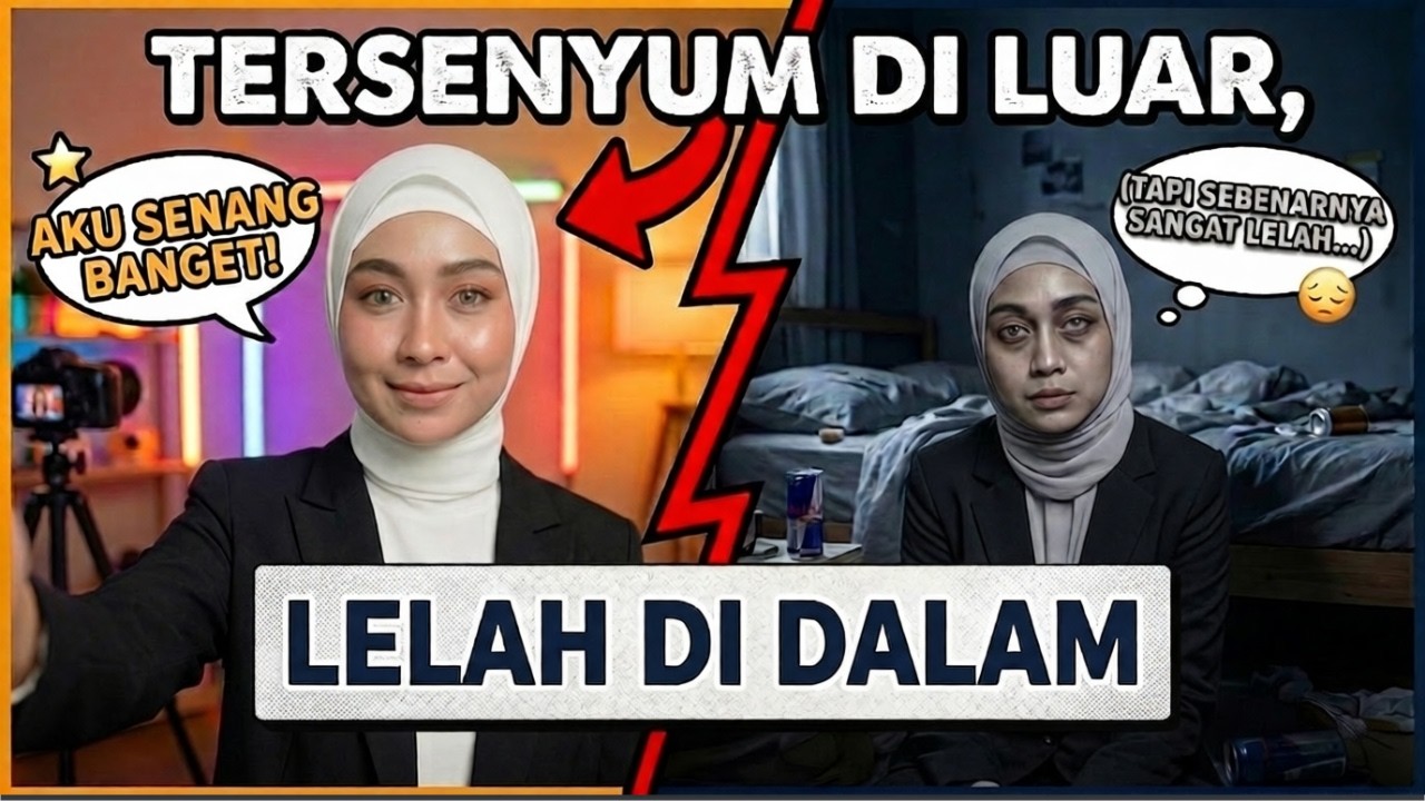 TERSENYUM DILUAR LELAH DIDALAM