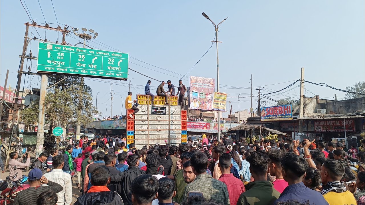 Dj Kishan phusro road show me tabahi ke sath.tushu parab mela.🔥💥
