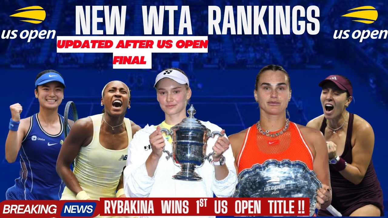 ШОК в новом рейтинге WTA! Рыбакина ВЫИГРЫВАЕТ US OPEN 2026, Соболенко ПРОИГРЫВАЕТ, Эала творит ИС...