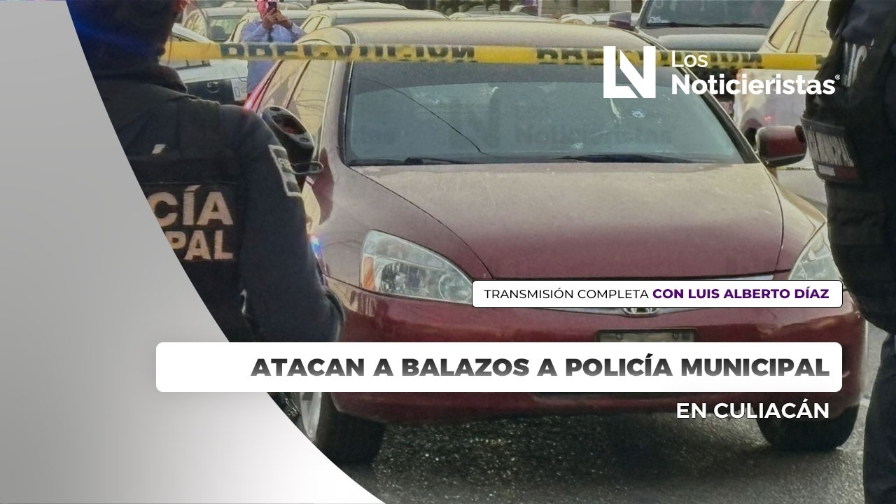 Atacan a balazos a policía municipal en Culiacán