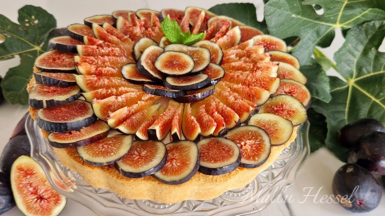 Torta de Figo - Uma tentação  que desperta os sentidos!