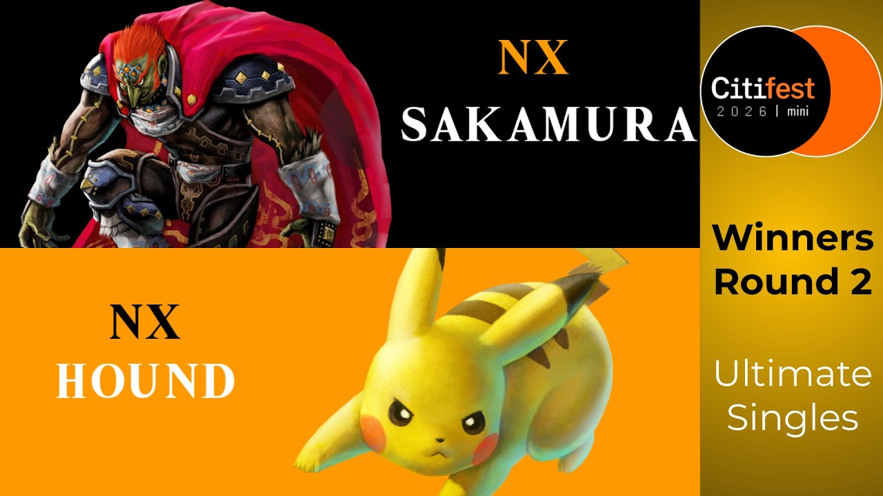 NX | Sakamura (Ganondorf) vs. NX | Hound (Pikachu) [Winners R2,  Citifest Mini, Ultimate Singles]