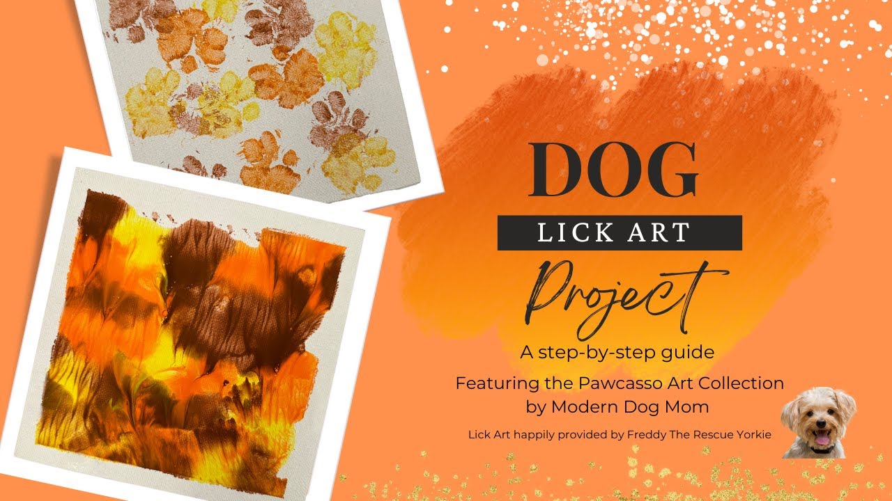 Lick Art Project for Dogs with Modern Dog Mom