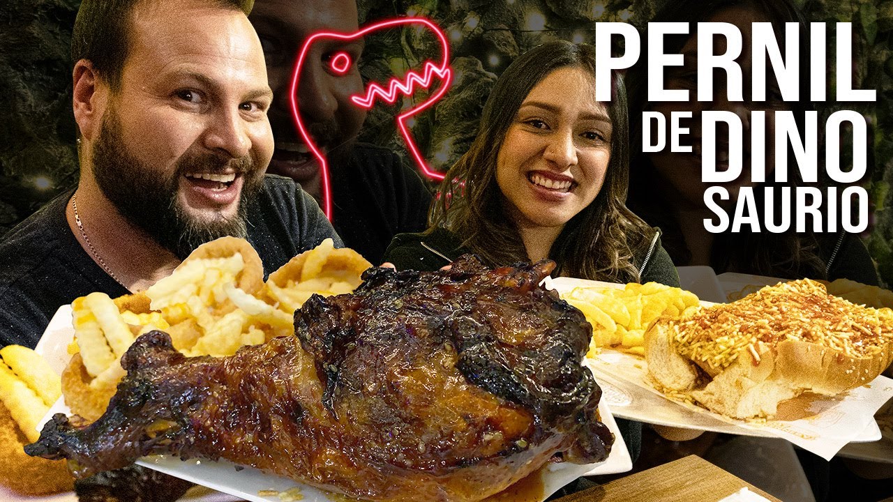 Pierna de DINOSAURIO Comida gigante: Global Food Flintstones | Los Insaciables