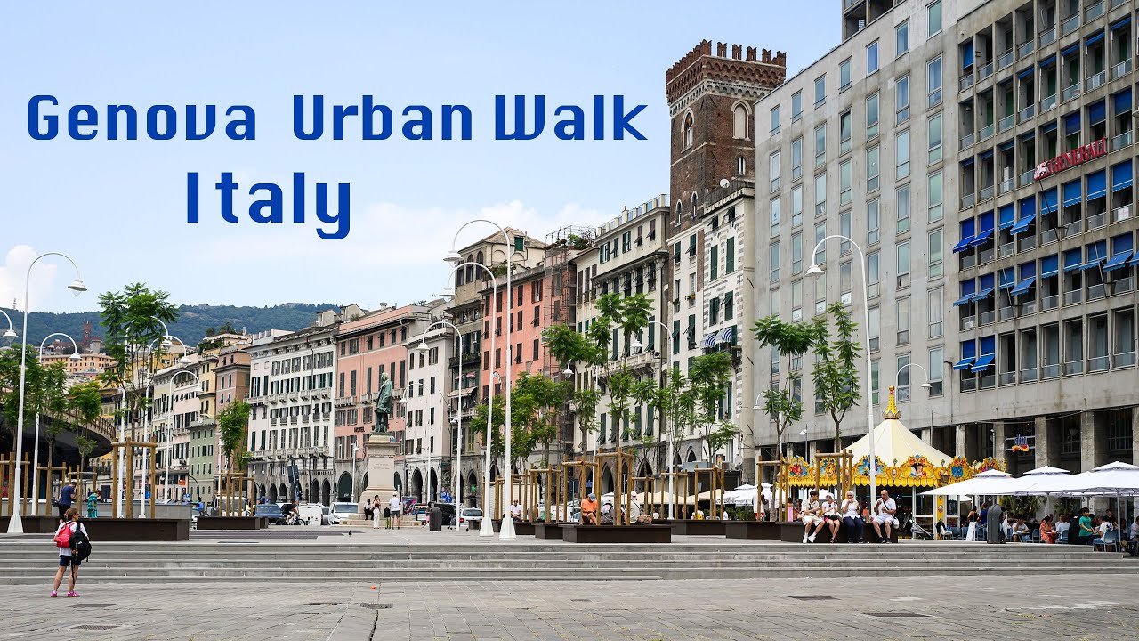 Italy Genova Urban Walk