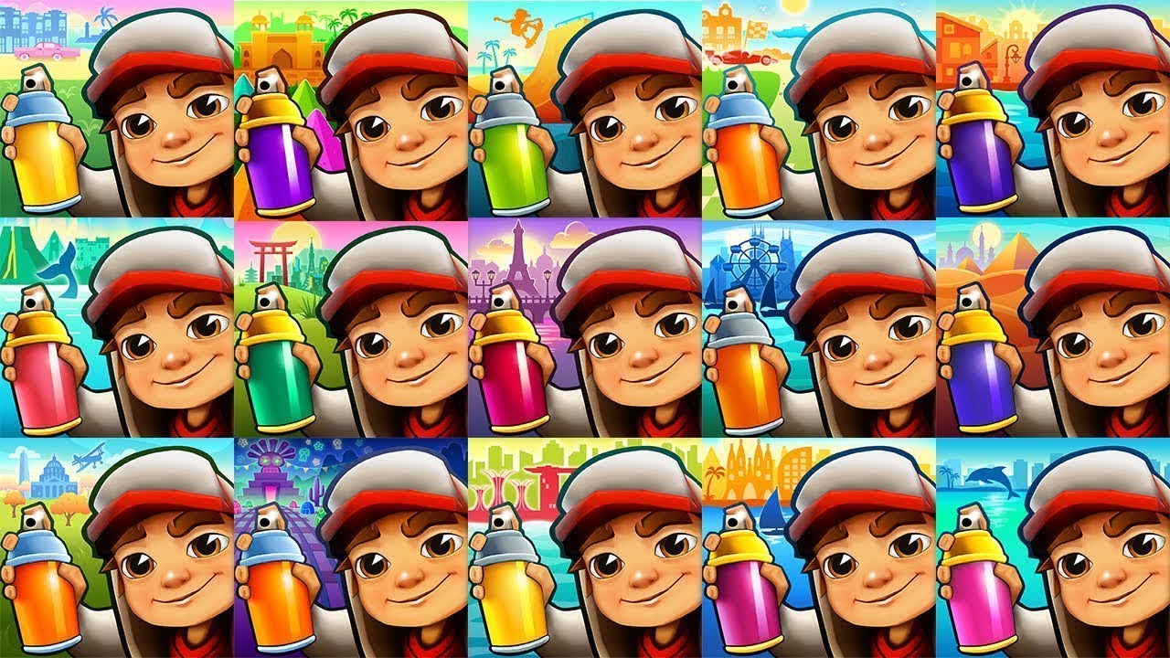 Subway Surfers  Havana VS Venice Beach Buenos Aires Iceland Tokyo Paris Chicago Saint PeterSBurg