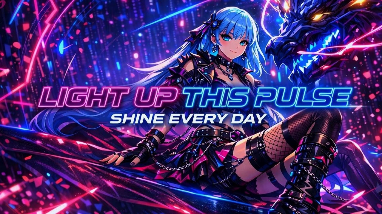 Light Up This Pulse – Pop Rock Instrumental Music | Energetic Neon Vibes