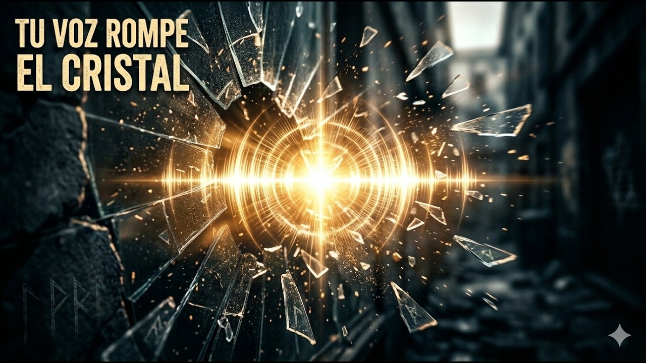 Tu voz rompe el cristal