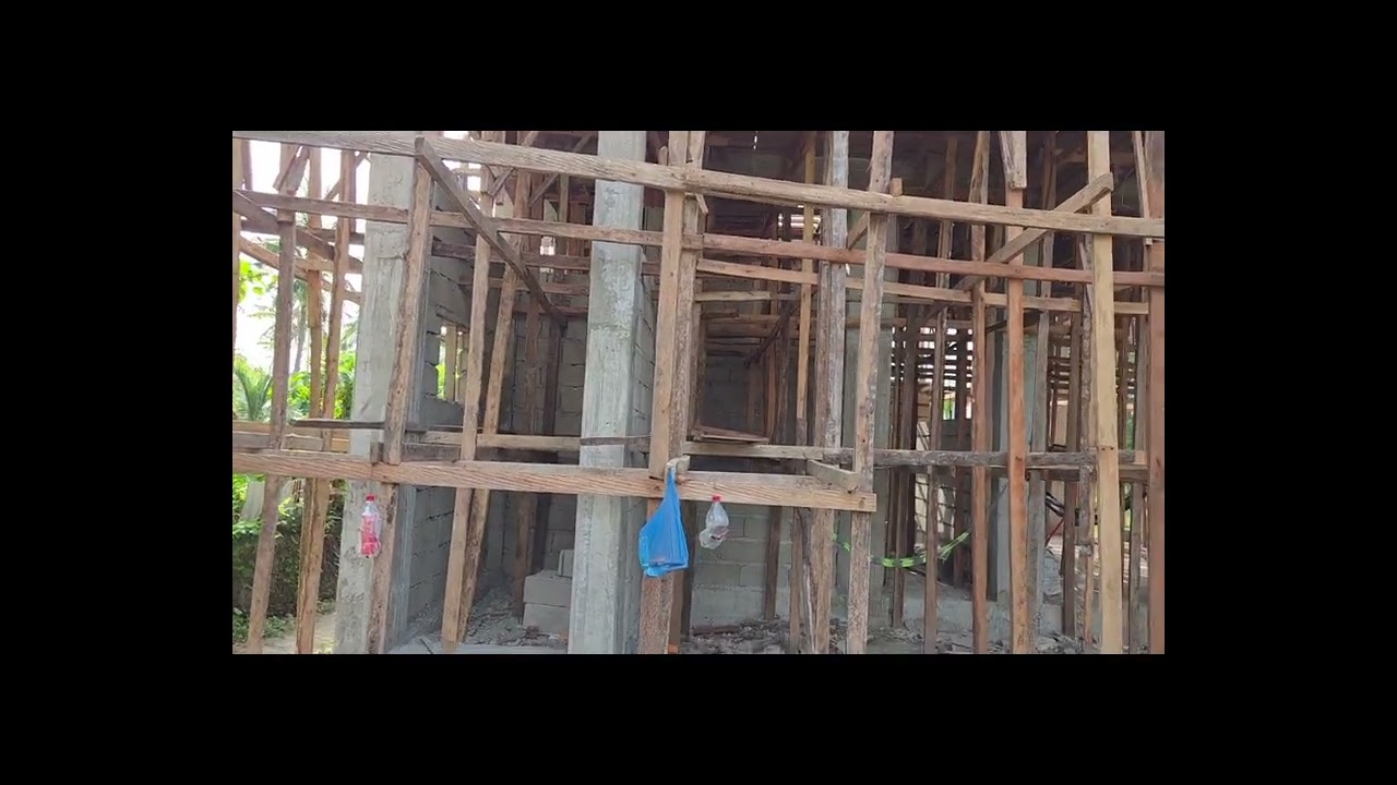 Day 85 and 86 - Plywood For Roof Pour Going In And Outside And Inside Walls