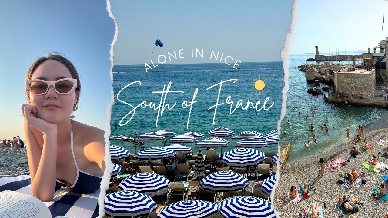 Alone in Nice , South of France กิน เที่ยว อาบแดด ปล่อยใจ ชิลๆ คนเดียวที่ฝรั่งเศส  🌊☀️👙🏖️