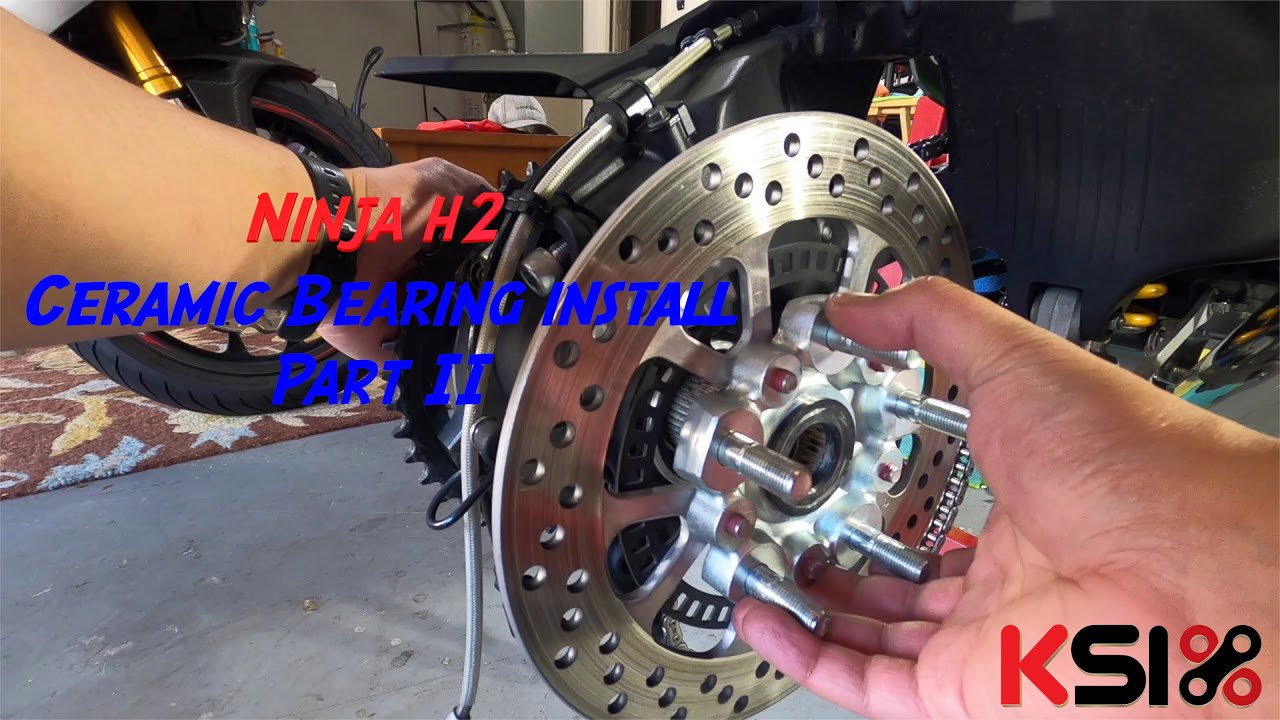 Ninja H2 Ceramic Bearing install Part 2 | KSIX