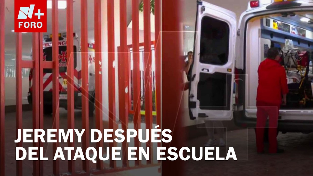 Jeremy, alumno apuñalado en escuela en Tláhuac es trasladado a otro hospital