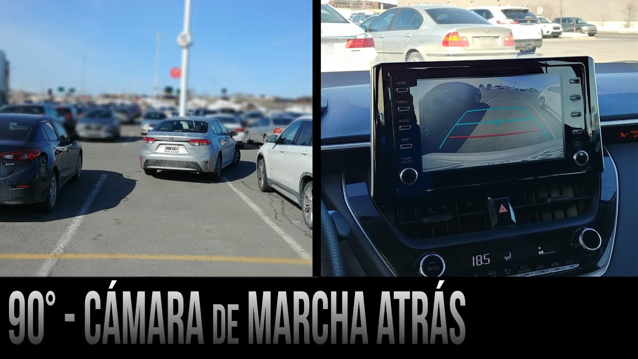Cómo estacionar en reversa a 90 grados con una cámara de marcha atrás