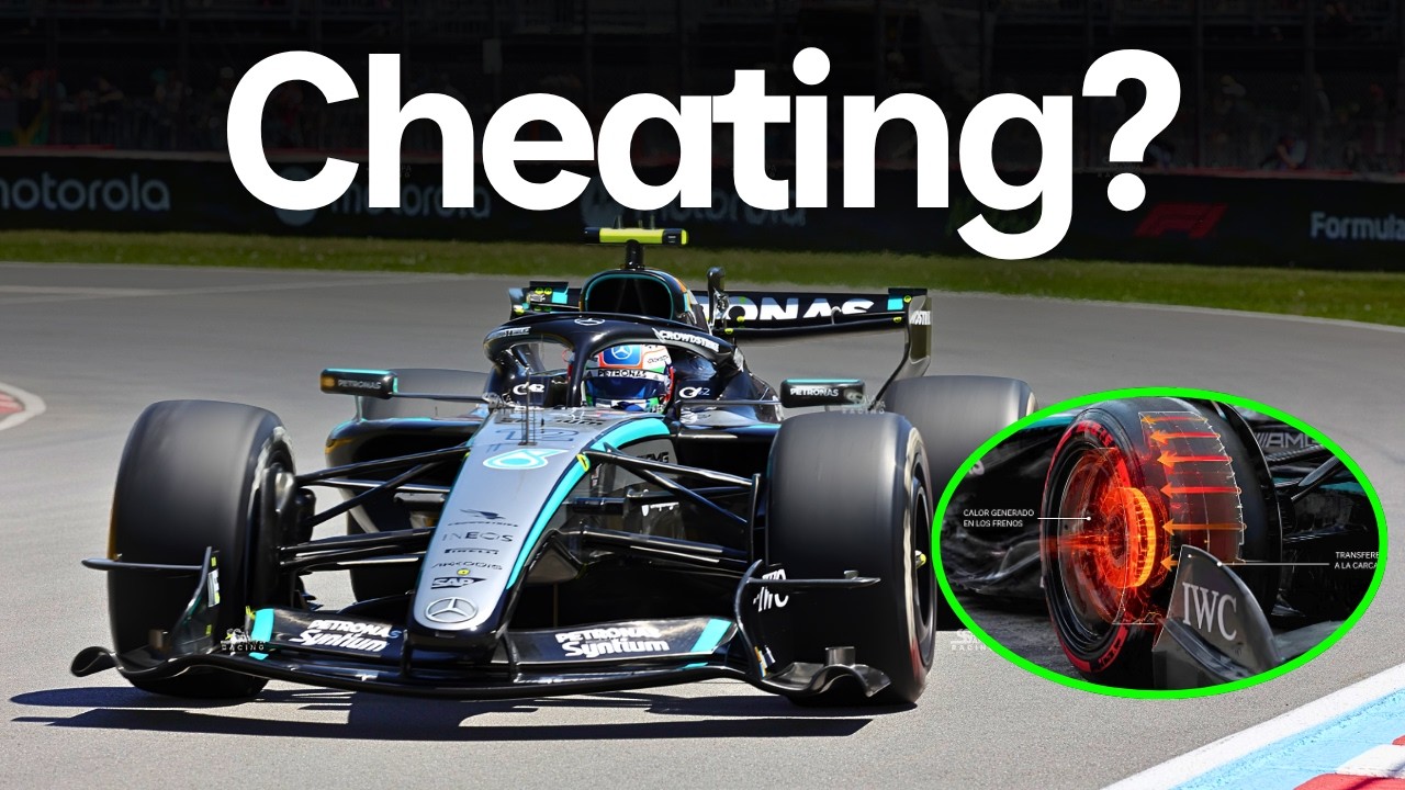 Утечка: хитрая тормозная система Mercedes W17 в Формуле-1!