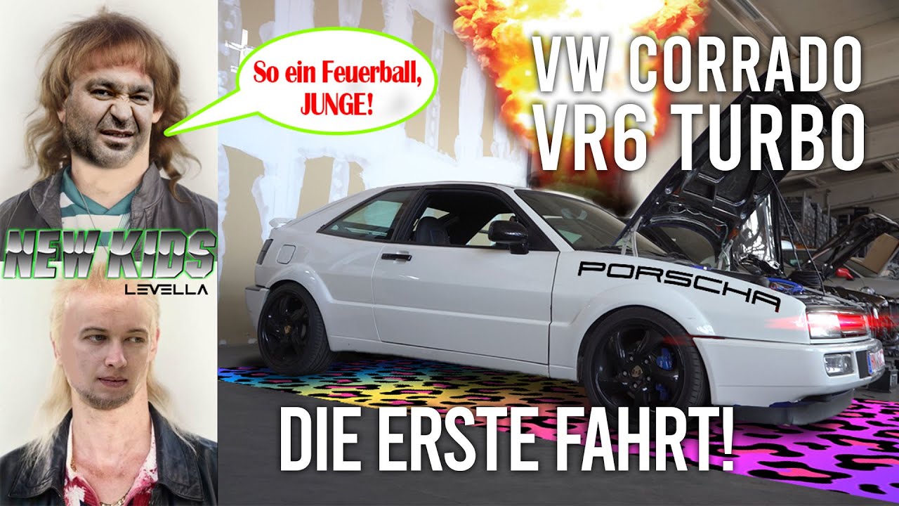 LEVELLA | VW Corrado VR6 Turbo | Erste Probefahrt - Mit ein paar Problemchen..