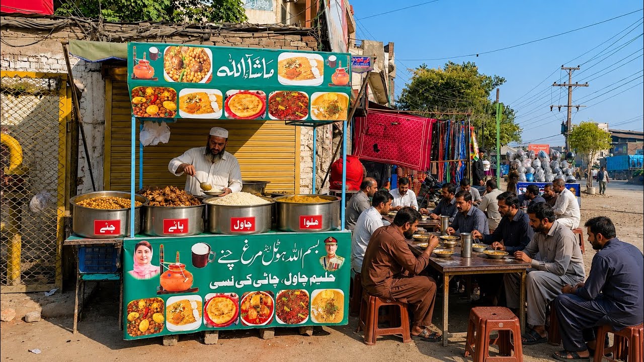 🇵🇰 Pakistan's GAME CHANGER CHEAP Channay Chawal | Punjabi Street Food at Mafi wala Chowk Gujranwala