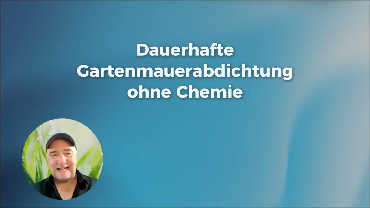 Dauerhafte Gartenmauerabdichtung ohne Chemie