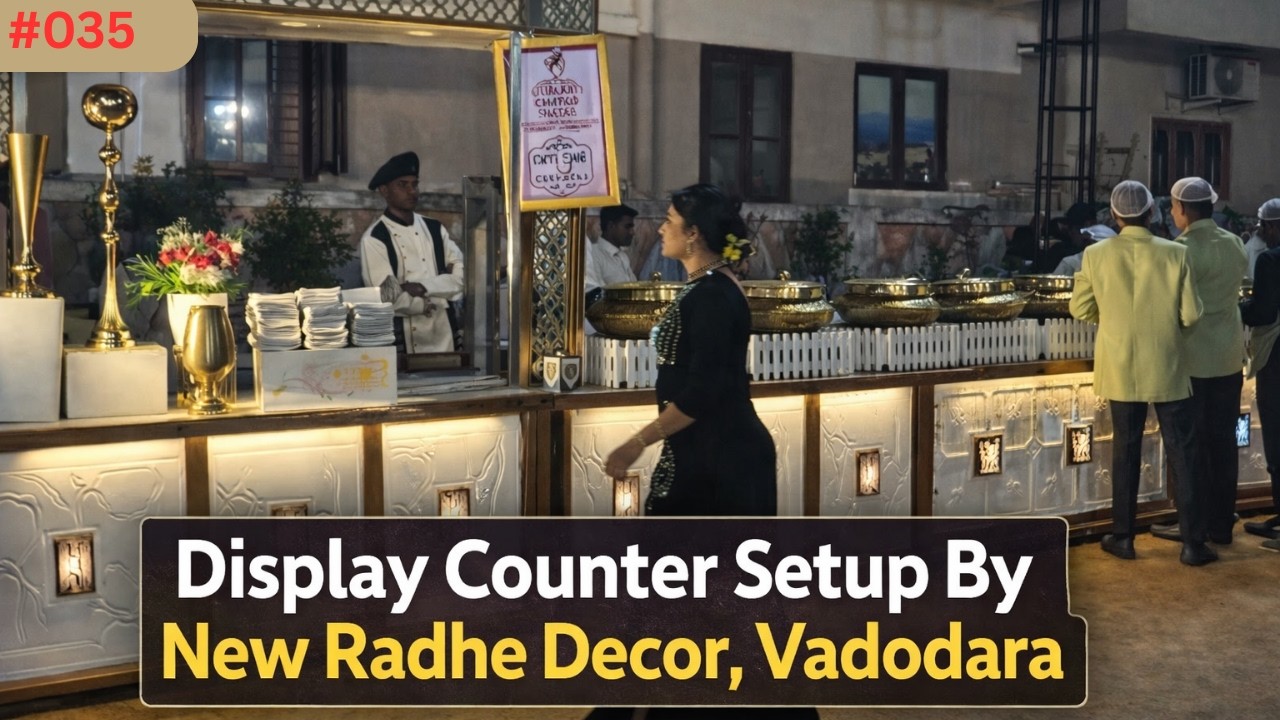 Dispaly Counter Setup By New Radhe Decor | Vadodara