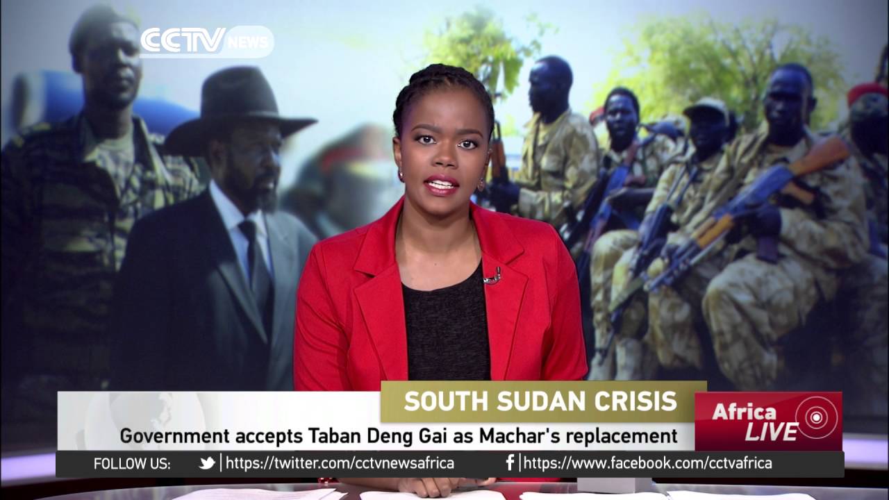 Government accepts Taban Deng Gai as Machar's replacement