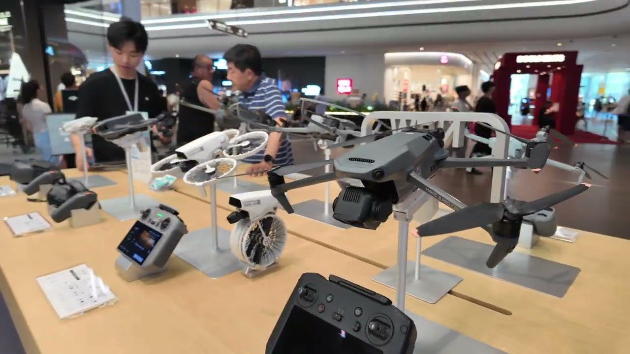 Visiting DJI store to see the full range of DJI drones | DJI in Shenzhen, China