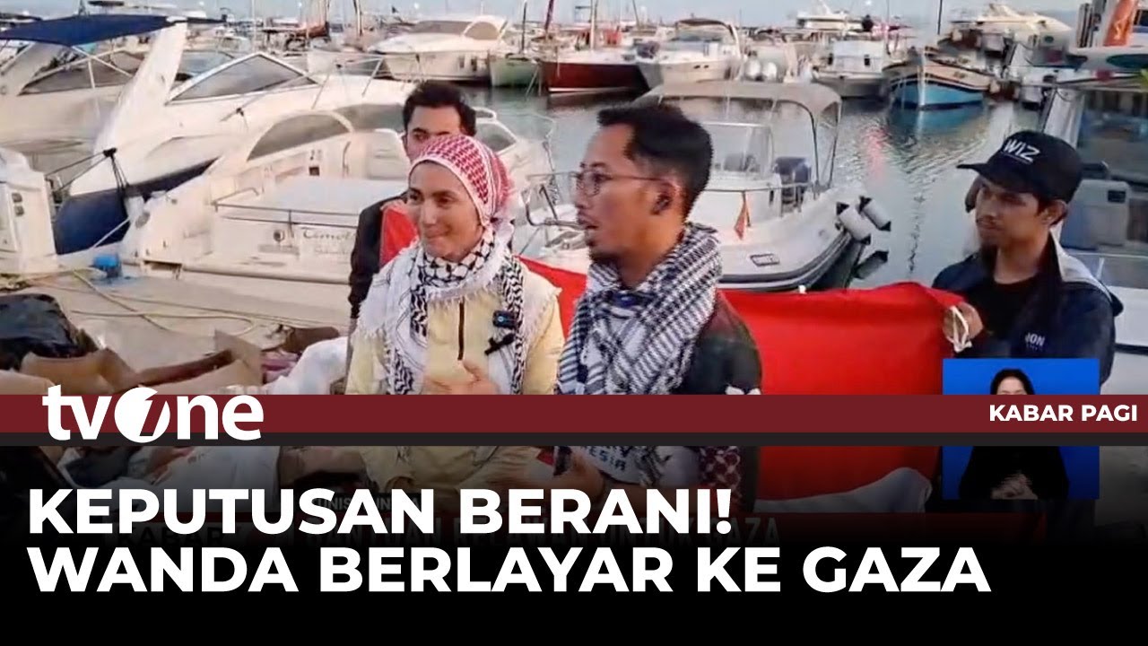Wanda Hamidah jadi Satu-satunya WNI yang Berlayar ke Gaza | Kabar Pagi tvOne