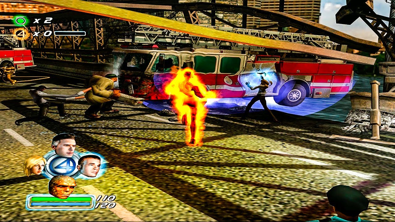 Fantastic Four - PS2 Gameplay