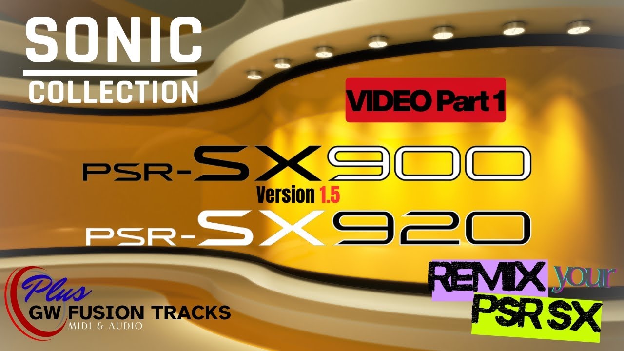 SONIC Collection 1 5 SX Serie 900/920 Video Part 1